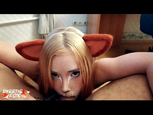 ❤️ Кицунэ заглотить хуй и сперма в рот ❌ Порно видео на нашем сайте ❌️❤